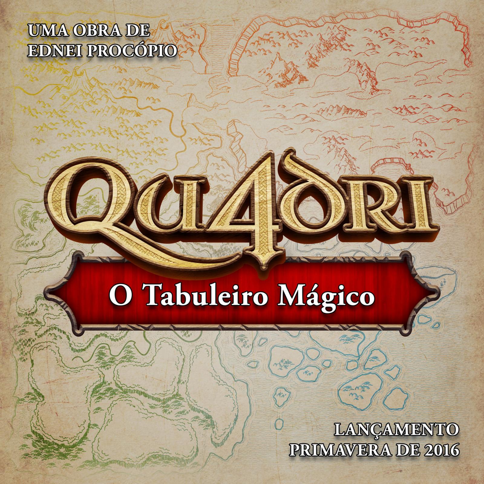 QU4DRI - O Tabuleiro Mágico é uma ficção fantástica escrita por Ednei Procópio e publicada em setembro de 2016 durante a Bienal Internacional do Livro de São Paulo.