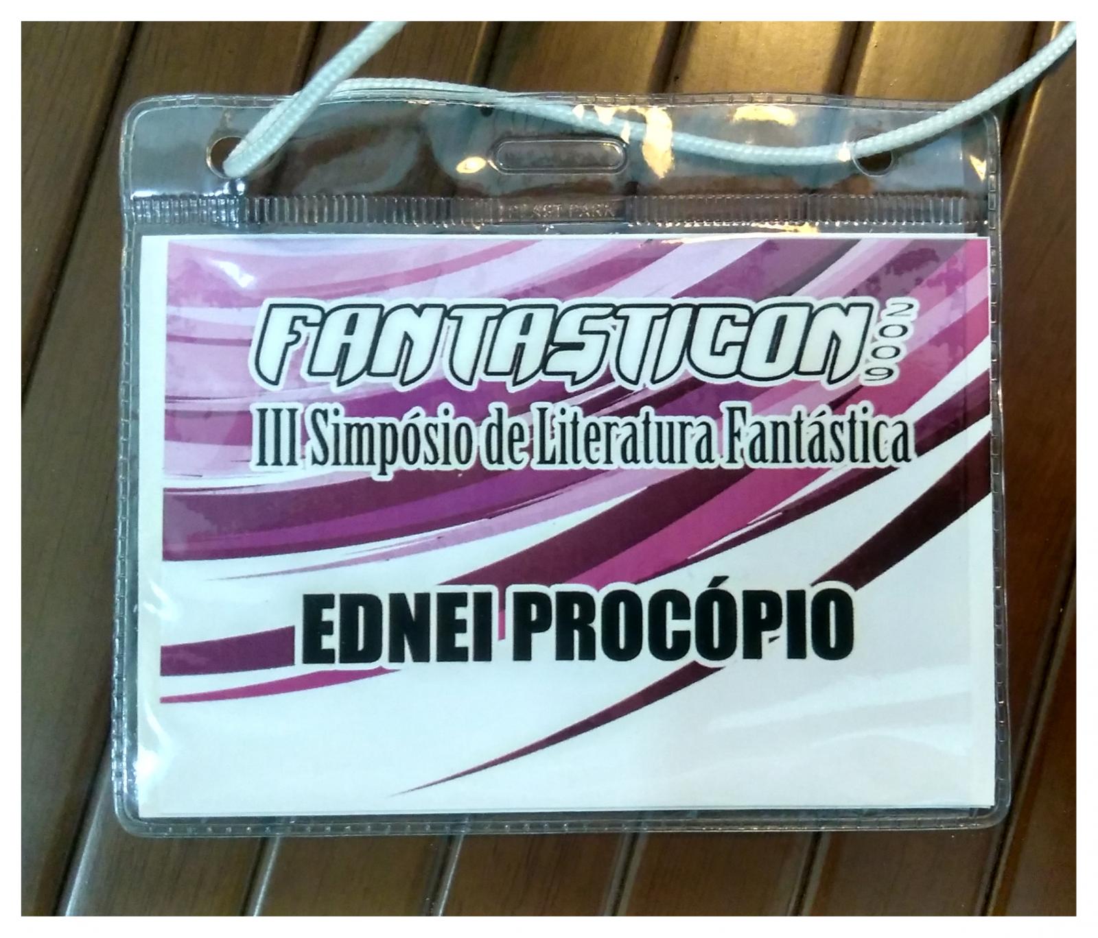 Participação de Ednei Procópio no III Simpósio de Literatura Fantástica (Fantasticon 2009).