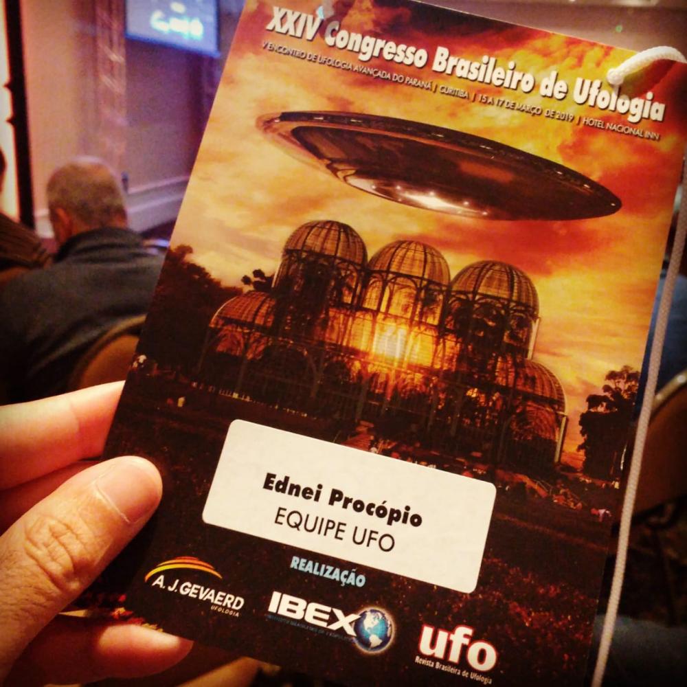Chamada XXIV Congresso Brasileiro de Ufologia na Revista UFO
