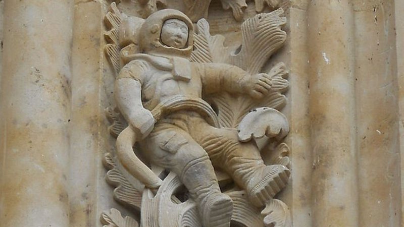 Astronauta da Catedral de Salamanca | Fonte: Wikimedia Commons