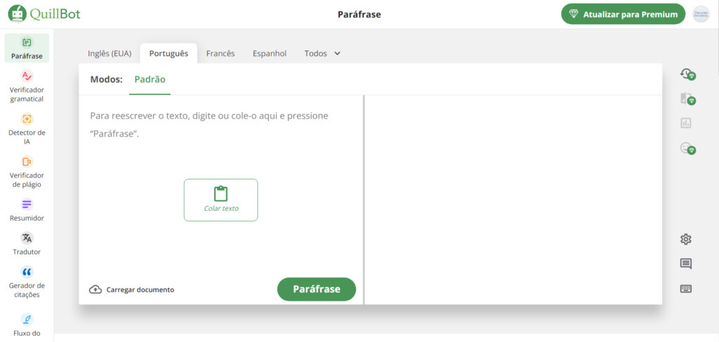 QuillBot promete reduzir seu tempo de escrita em mais da metade
