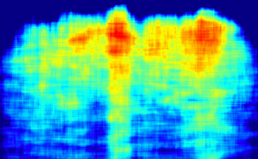 Imagem topográfica indicam estruturas artificiais internas sob a pirâmide Projeto Khafre