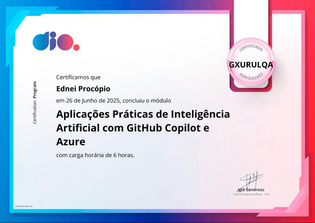 Aplicações Práticas de Inteligência Artificial com GitHub Copilot e Azure
