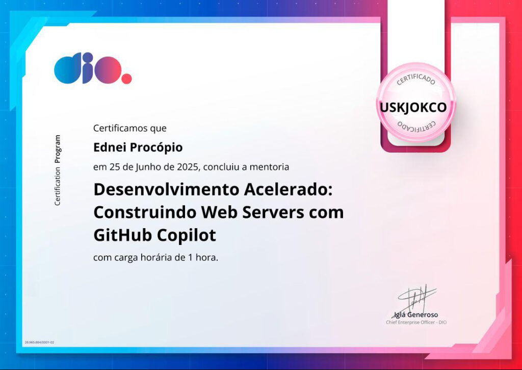 Desenvolvimento Acelerado Construindo Web Servers com GitHub Copilot