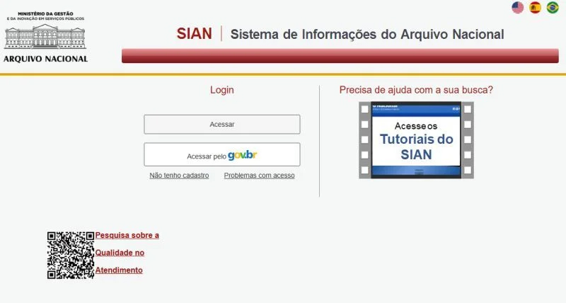 SIAN | Sistema de Informações do Arquivo Nacional