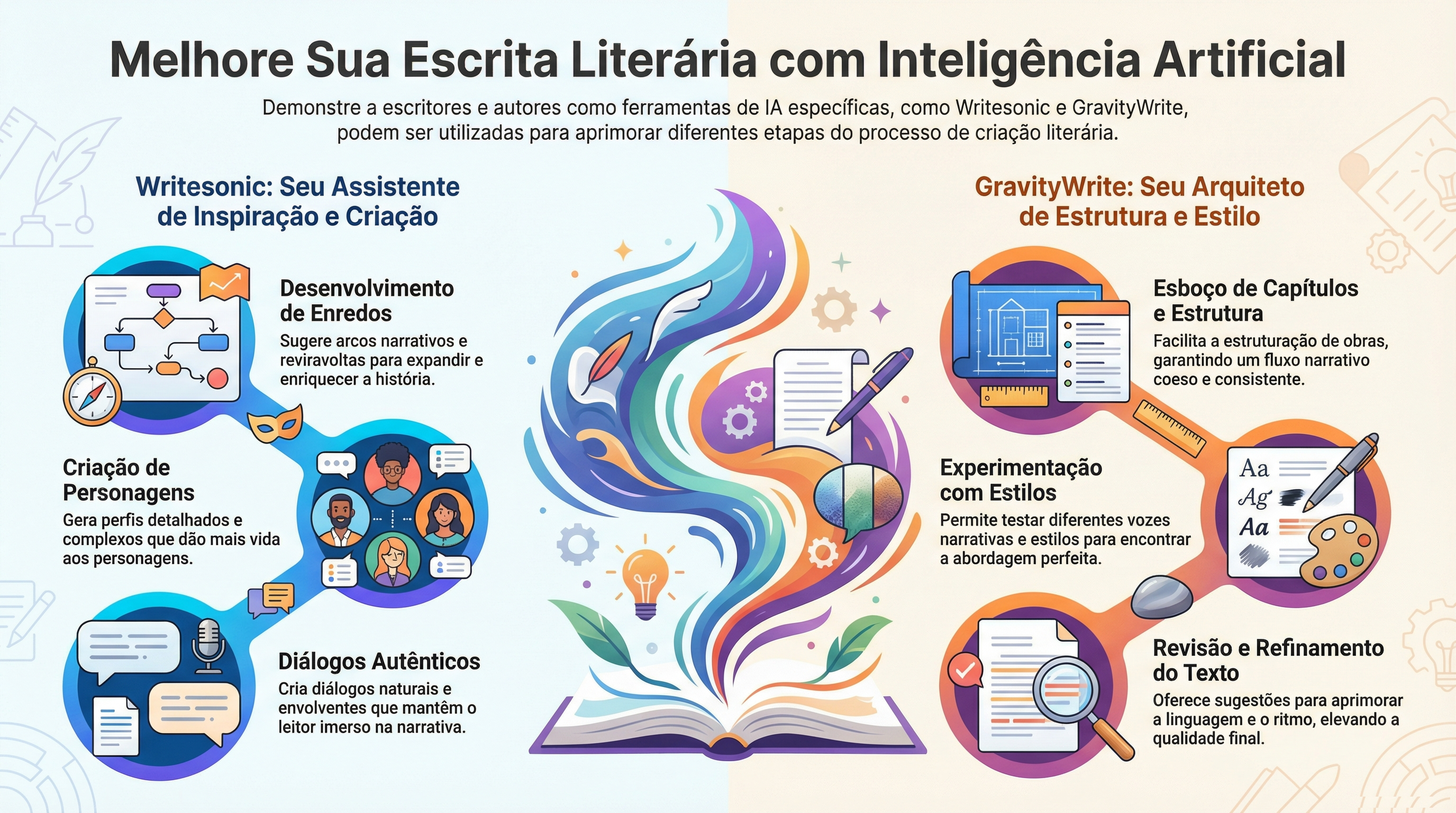 A Inteligência Artificial e a Escrita Criativa de Livros