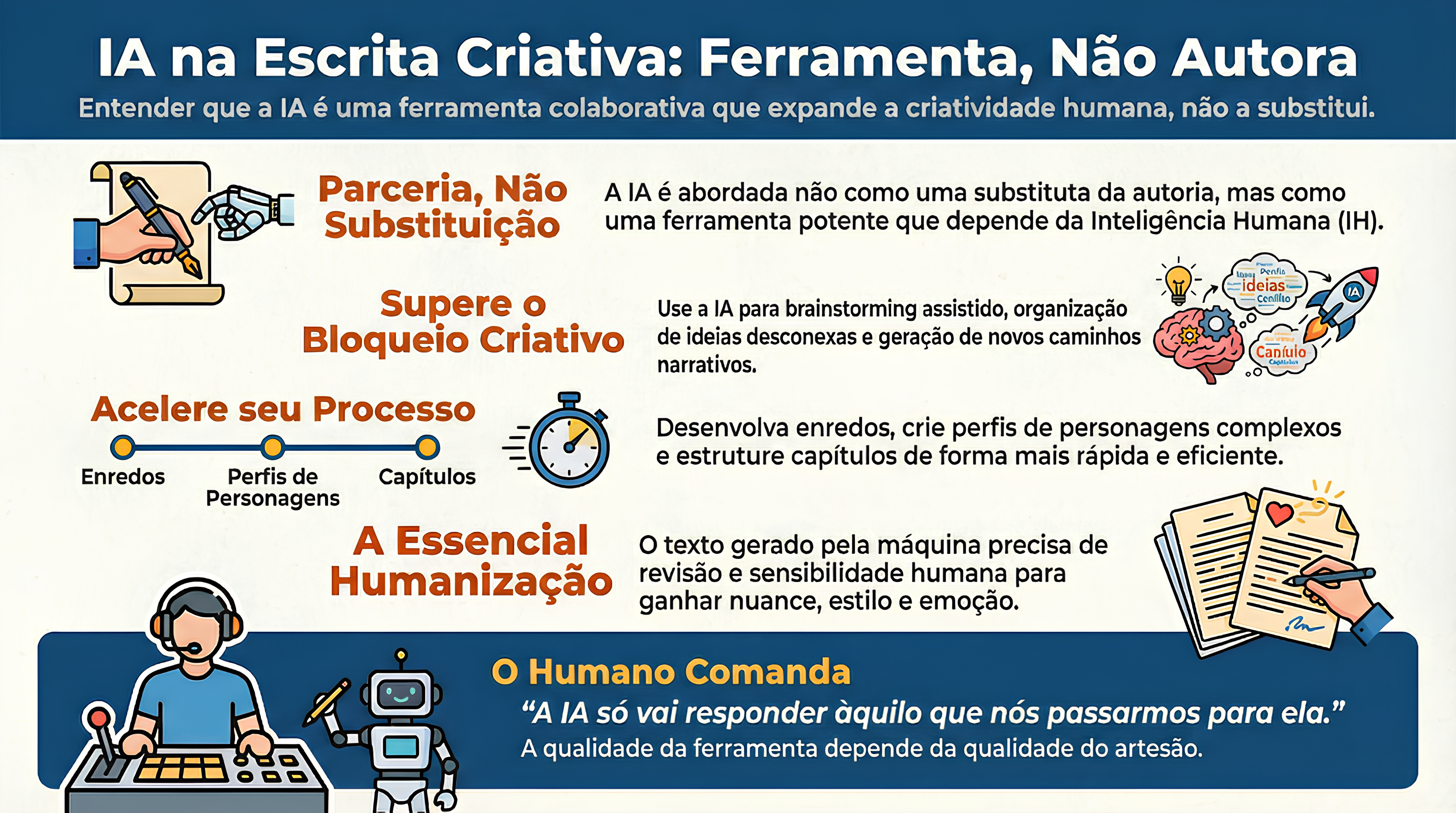A Inteligência Artificial e a Escrita Criativa de Livros