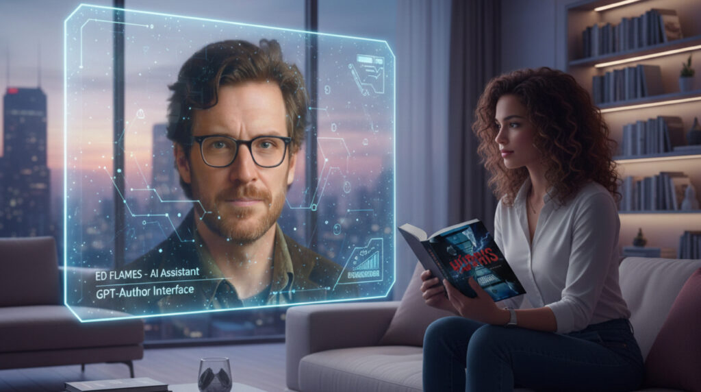 Como conversar com Ed Flames — escritor virtual criado com IA