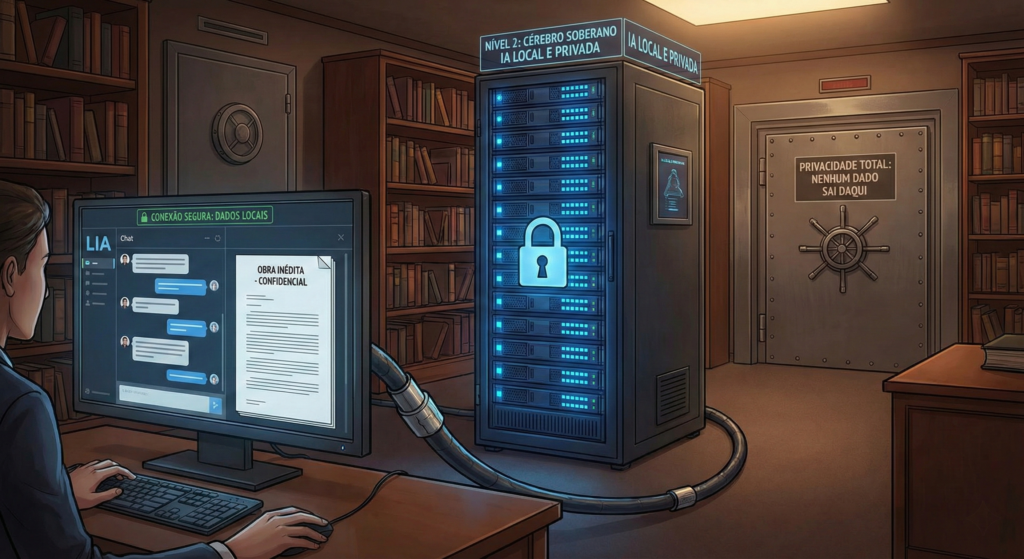 NÍVEL 2: O Cérebro Soberano (IA Local e Privada)