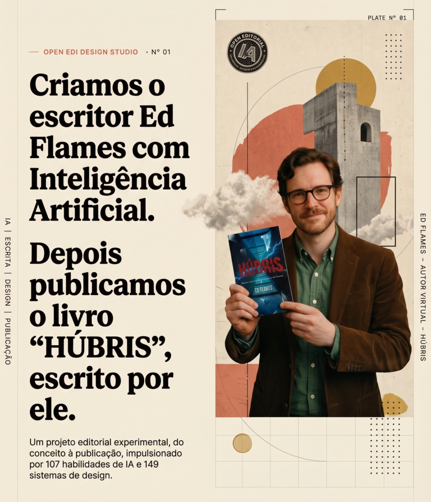 Criamos o escritor Ed Flames com Inteligência Artificial