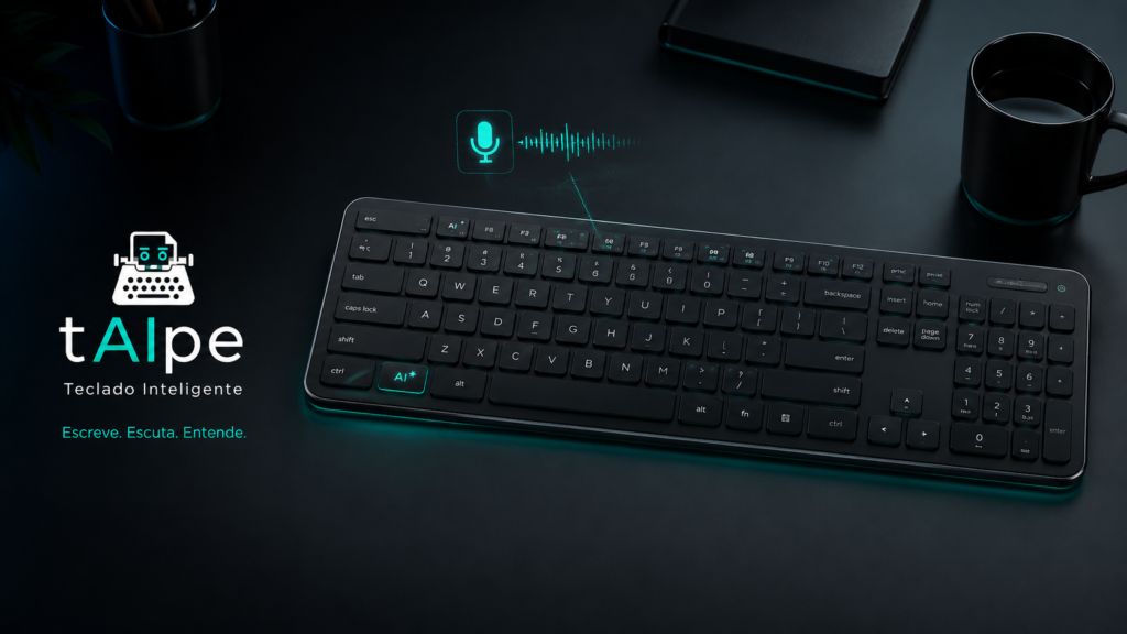 Conceito do tAIpe, o teclado inteligente
