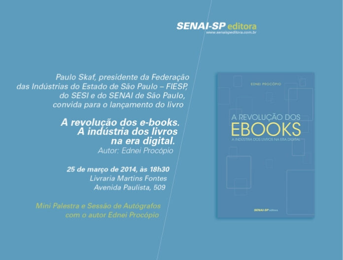 SENAI-SP Editora lança obra sobre a indústria dos livros na Era Digital