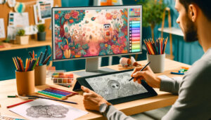 Criando Livros para Colorir com IA
