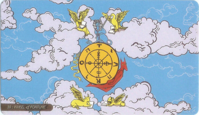Wheel of Fortune (Tarot Waite-Smith)