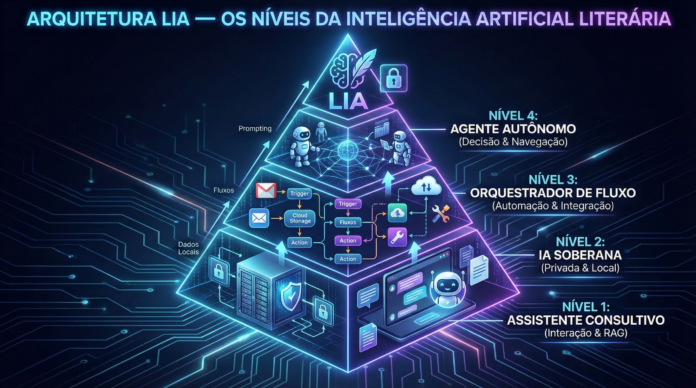 Arquitetura LIA — Os 4 Níveis de Maturidade da Inteligência Artificial Literária