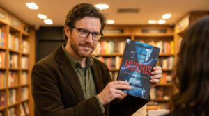 • Foto de Divulgação do Autor Virtual Ed Flames: Imagem criada com o modelo Nano Banana — Gemini 2.5 Flash Image — Google Labs (Prompt por Ednei Procópio)