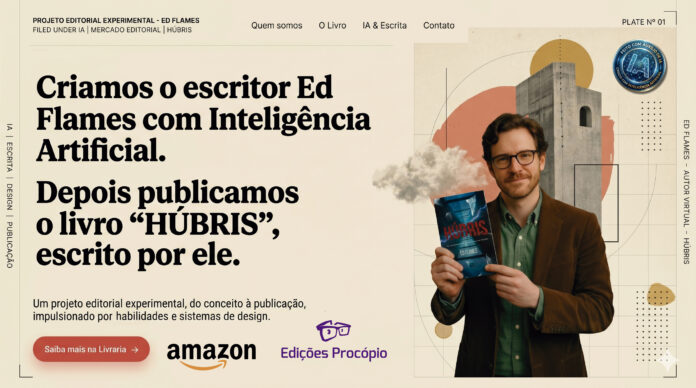Criamos o escritor Ed Flames com Inteligência Artificial