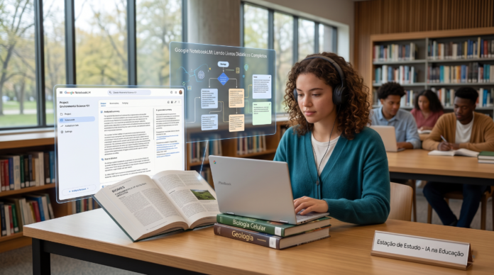 Google integra livros didáticos ao NotebookLM